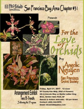 For the Love of Orchids – April 2017